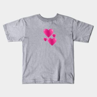 Hearts - on Valentine´s Day Kids T-Shirt